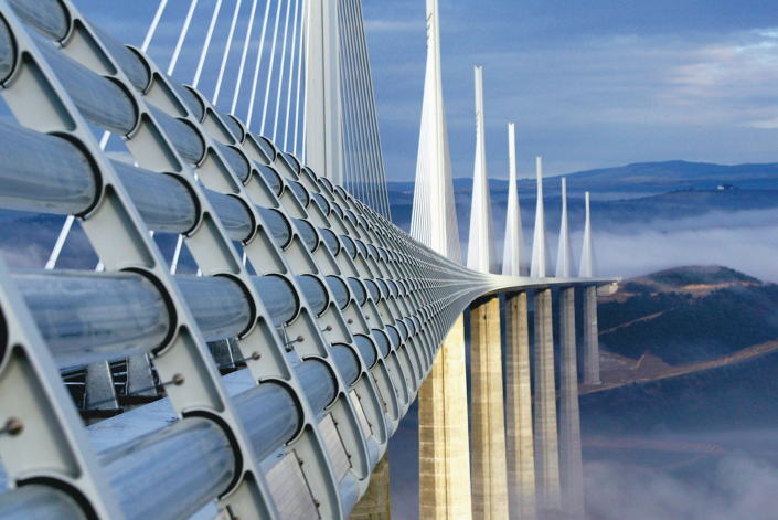 The Millau Viaduct in France